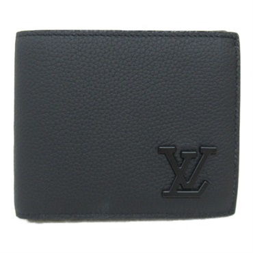 LOUIS VUITTON Portefeiulle Marco wallet Purse M81742 leather LV Aerogram Black