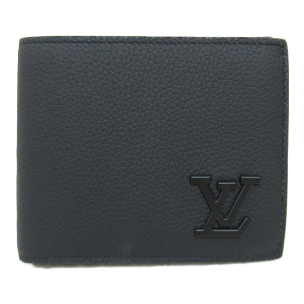 LOUIS VUITTON Portefeiulle Marco wallet Purse M81742 leather LV Aerogram Black
