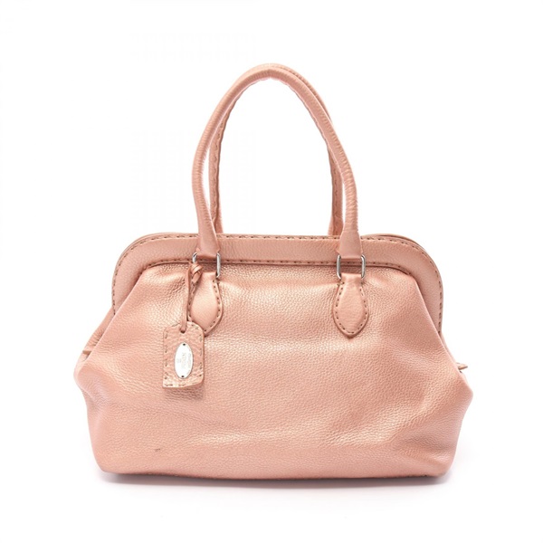 FENDI Selleria Doctor's Bag Hand 8BN076 leather Pink Used Women