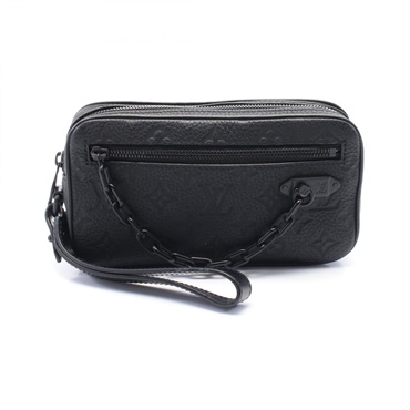 LOUIS VUITTON Pochette Volga business clutch bag pouch M55703 Monogram Taurillon