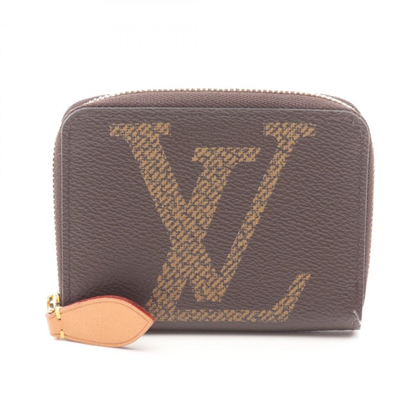 LOUIS VUITTON Zippy around coin purse wallet M67690 Monogram Giant Used Women LV