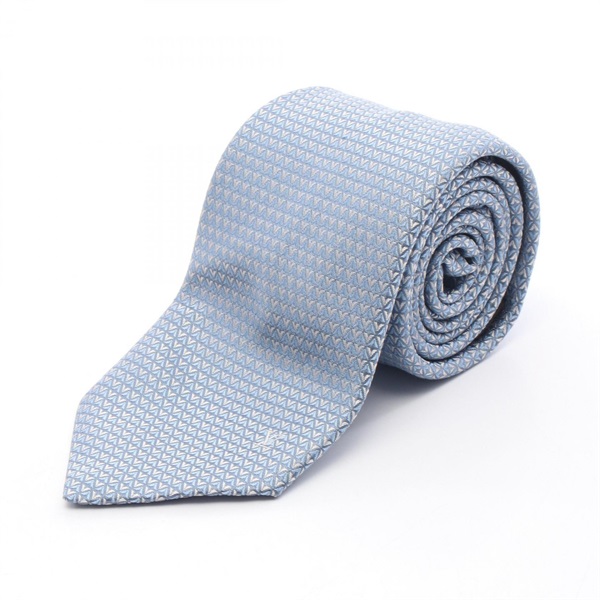 LOUIS VUITTON Cravat LV tie silk Blue Multicolor Used mens