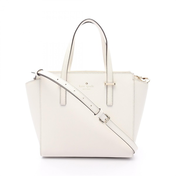 Kate Spade Cedar Street Small Hayden Shoulder Handbag leather White Used Women
