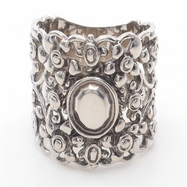 GUCCI Ring - Stainless Steel - Silver(Color) - Used - Size 9