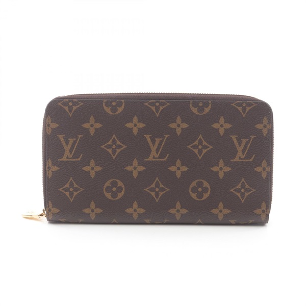 LOUIS VUITTON Zippy Organizer long wallet M62581 Monogram canvas Brown Used LV