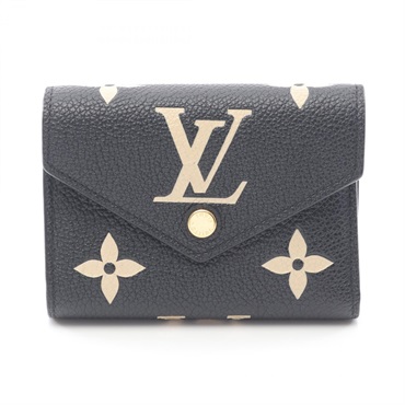 LOUIS VUITTON Portefeuille Victorine Tri-fold wallet M80968 Monogram empreinte