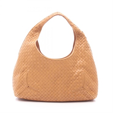 BOTTEGA VENETA Intrecciato Shoulder Hand Bag 215441 leather Brown Used Women