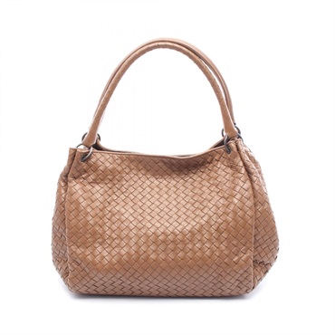 BOTTEGA VENETA Intrecciato Shoulder Tote Bag 222322 leather Brown Used Women
