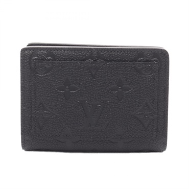 LOUIS VUITTON Portefeuille Clea wallet M80151 Monogram empreinte Black Used LV