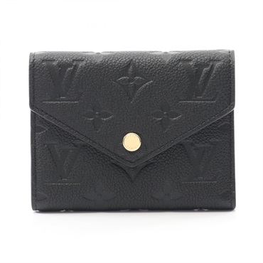 LOUIS VUITTON Portefeuille Victorine Tri-fold wallet M64060 Monogram empreinte