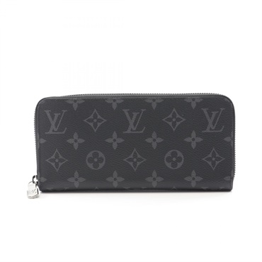 LOUIS VUITTON Zippy Wallet Horizontal Around long purse M11611 Monogram eclipse