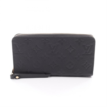 LOUIS VUITTON Zippy wallet Around long purse M61864 Monogram empreinte noir LV