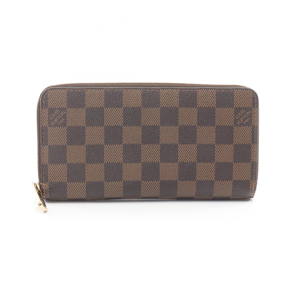 LOUIS VUITTON Zippy wallet Around long purse N60015 Damier Infini Ebene Used LV