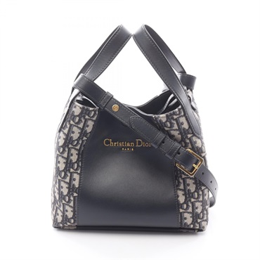 Christian Dior Signature Bucket Small Oblique Jacquard Handbag M2840UTZQM928 BK