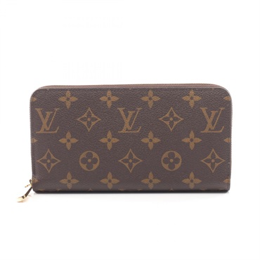 LOUIS VUITTON Zippy around Wallet M27030 Monogram canvas Brown Used Women LV