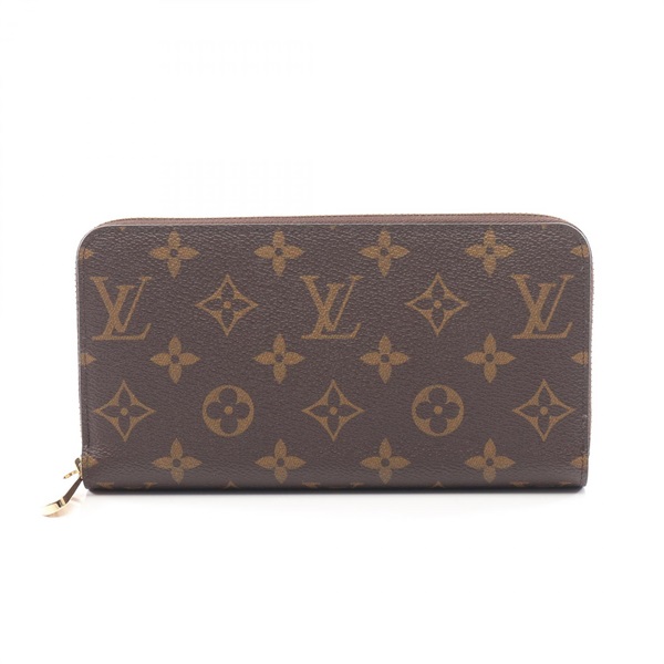 LOUIS VUITTON Zippy around Wallet M27030 Monogram canvas Brown Used Women LV