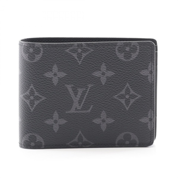 LOUIS VUITTON Portefeuille Multiple Bi-fold compact purse wallet M61695 monogram