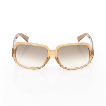 LOUIS VUITTON Opcession Carre  sunglasses Z0025E Monogram Plastic Brown Used LV