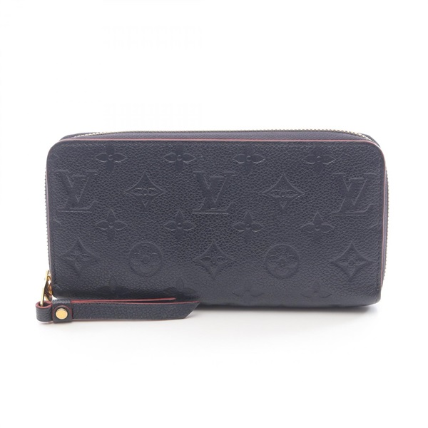 LOUIS VUITTON Zippy wallet Around long purse M62121 Monogram empreinte navy used