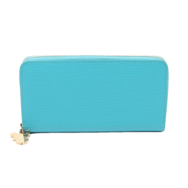 LOUIS VUITTON TM Zippy Wallet Around long purse M14158 Epi leather Kabira Blue