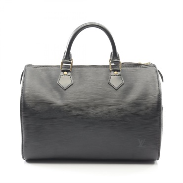 LOUIS VUITTON Speedy 30 Handbag M59022 Epi leather Noir Used Women