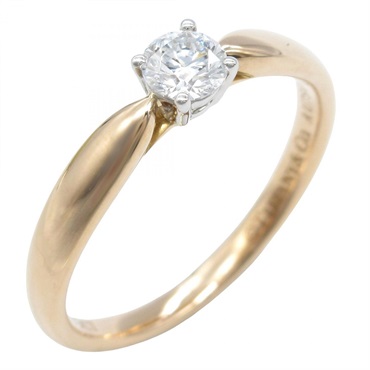 TIFFANY＆CO Harmony Ring Pt950 Platinum diamond 18KRG Pink Rose Gold Used #5.25