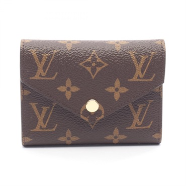 LOUIS VUITTON Portefeuille Victorine Tri-fold wallet M62472 Monogram canvas Used