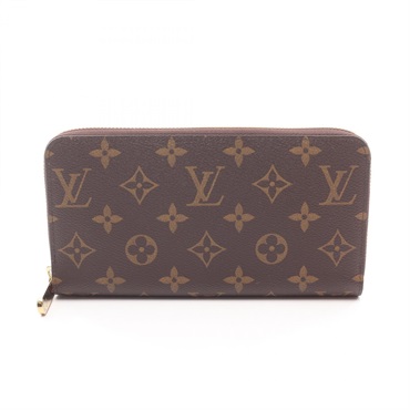 LOUIS VUITTON Zippy Around long wallet M42616 Monogram canvas Brown Used unisex