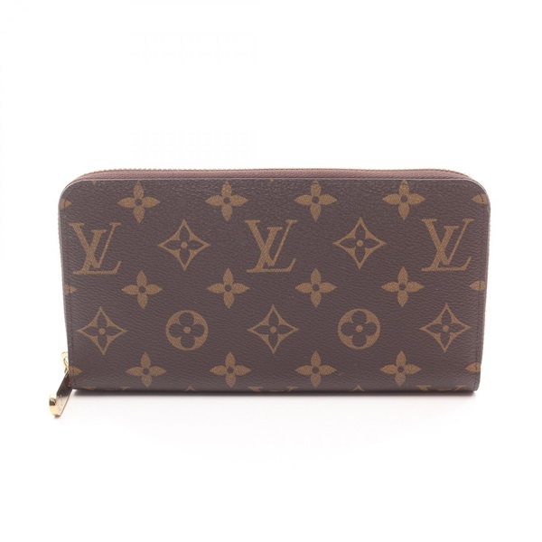 LOUIS VUITTON Zippy Around long wallet M42616 Monogram canvas Brown Used unisex