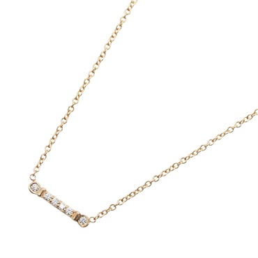TIFFANY＆CO Fleur de Lis Diamond Necklace 18KPG Pink Rose Gold Used women