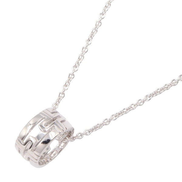 BVLGARI Parentesi Necklace Pendant 18KWG White Gold Used unisex