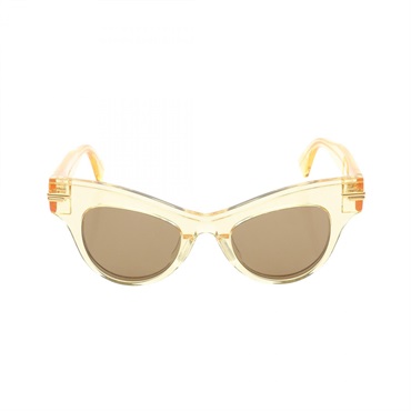 BOTTEGA VENETA Sunglasses eyewear Plastic Yellow Used Women