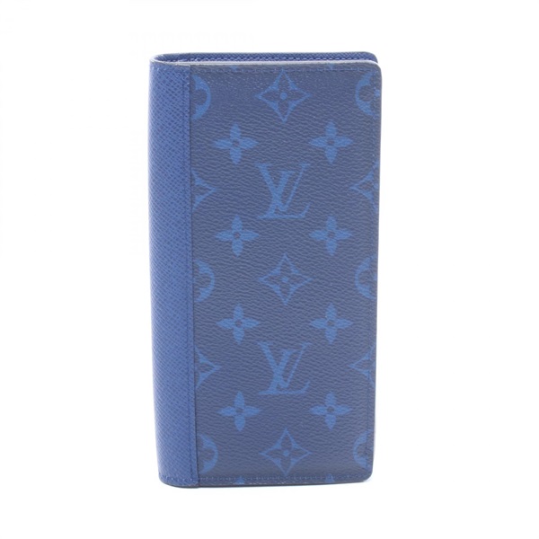 LOUIS VUITTON Portefeuille Brazza Bifold Wallet M30297 Taigarama Cobalt Used LV