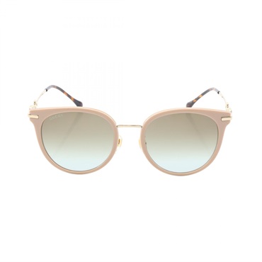 GUCCI Horsebit Asian Fit sunglasses eyewear Plastic Metal Pink Gold Used Women