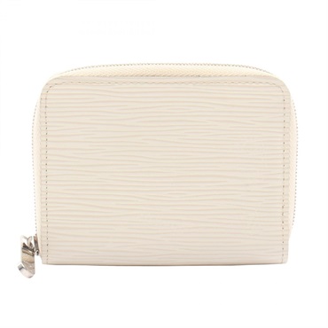 LOUIS VUITTON zip around compact wallet coin purse M6015J Epi Ivoire Used Women