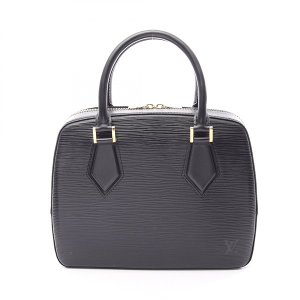 LOUIS VUITTON Sablon Zippered Handbag M52042 Epi leather Black Used Women LV