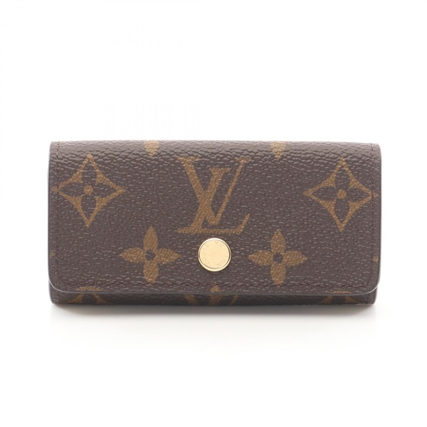 LOUIS VUITTON Multicles 4 key holder case M28301 Monogram citrus brown Used