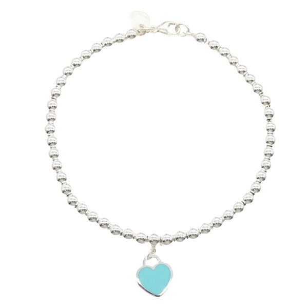 TIFFANY＆CO Return to Blue Heart Tag Bracelet Silver 925 Used Women