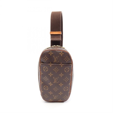 LOUIS VUITTON Pochette Gange Waist Crossbody Bag M51870 Monogram canvas Used LV