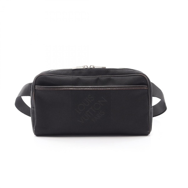 LOUIS VUITTON Acrobat Waist Belt Bag M93620 Damier Jean leather Nylon canvas LV