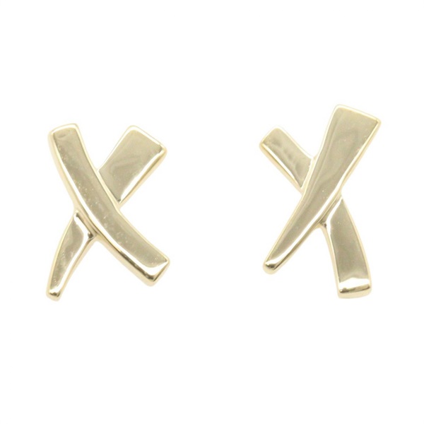 TIFFANY＆CO Kiss Pierce earrings 18KYG Yellow Gold Used women