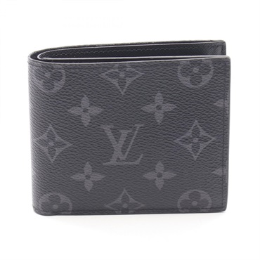 LOUIS VUITTON Portefeuille Marco NM Bi-fold wallet purse M62545 Monogram eclipse