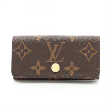 LOUIS VUITTON Multicles 4 key holder M69517 Monogram Brown Used Women
