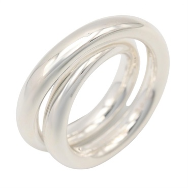 HERMES Vertige Ring Silver925 Used unisex US size 5.5 #51