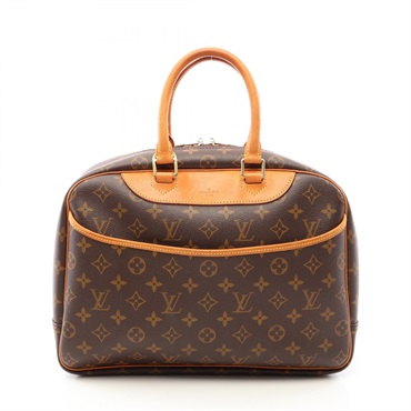 LOUIS VUITTON Deauville Bowling Vanity Handbag M47270 Monogram canvas Used Women