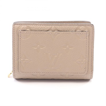 LOUIS VUITTON Portefeuille Claire Bi-fold wallet M29454 Monogram empreinte Beige