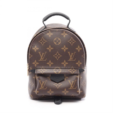 LOUIS VUITTON Palm Springs Backpack Mini M44873 Monogram canvas leather Used LV
