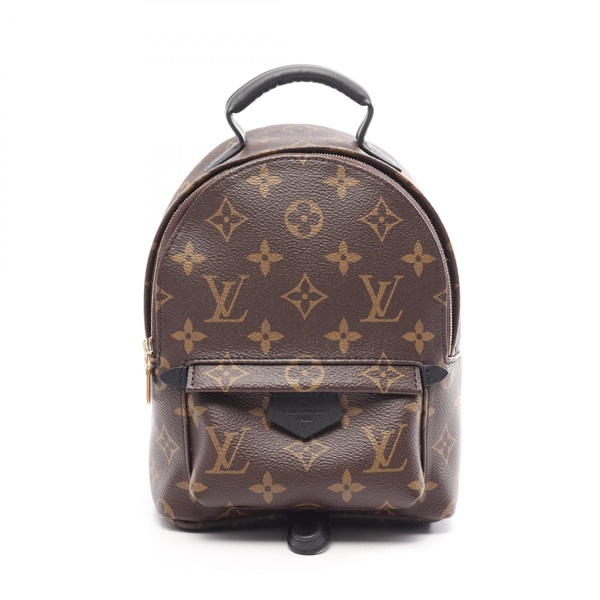 LOUIS VUITTON Palm Springs Backpack Mini M44873 Monogram canvas leather Used LV