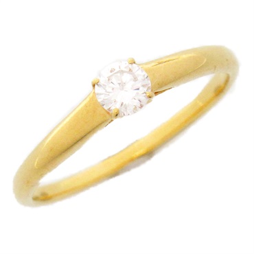 STAR JEWELRY Diamond Ring 18KYG Yellow Gold Used US size 6 women