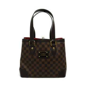 LOUIS VUITTON Hampstead PM Shoulder Tote Bag N51205 Damier Ebene Used Brown LV